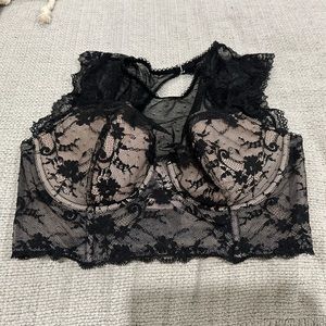 VICTORIAS SECRET 36D Dream Angels Lined Demi Bra